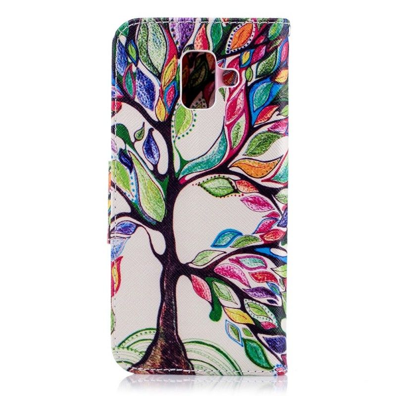 Housse Samsung Galaxy A6 Arbre Coloré