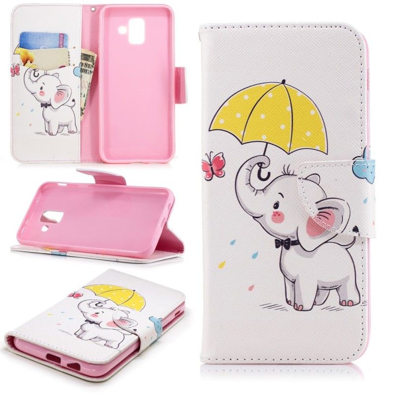 Housse Samsung Galaxy A6 Bébé Éléphant