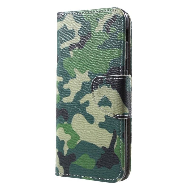 Étui Housse Samsung Galaxy A6 Camouflage Militaire
