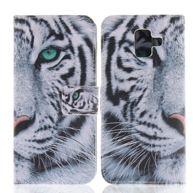 Housse Samsung Galaxy A6 Face De Tigre