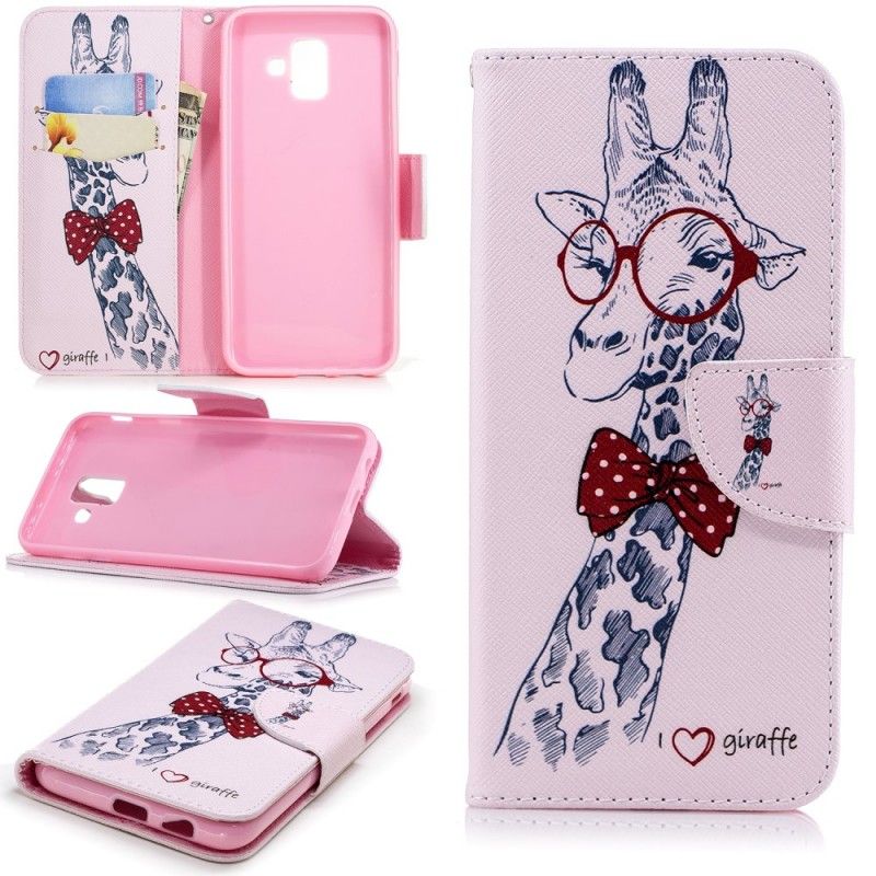 Housse Samsung Galaxy A6 Girafe Intello