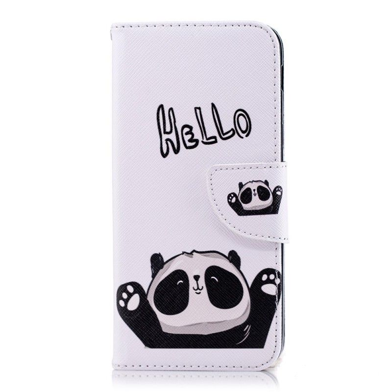Étui Housse Samsung Galaxy A6 Hello Panda
