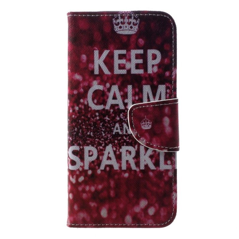 Housse Samsung Galaxy A6 Keep Calm And Sparkle