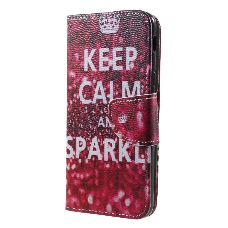 Housse Samsung Galaxy A6 Keep Calm And Sparkle