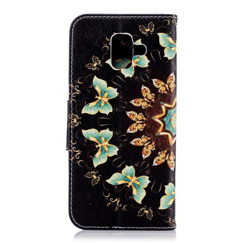 Housse Samsung Galaxy A6 Mandala Papillons