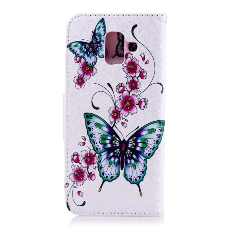 Housse Samsung Galaxy A6 Merveilleux Papillons