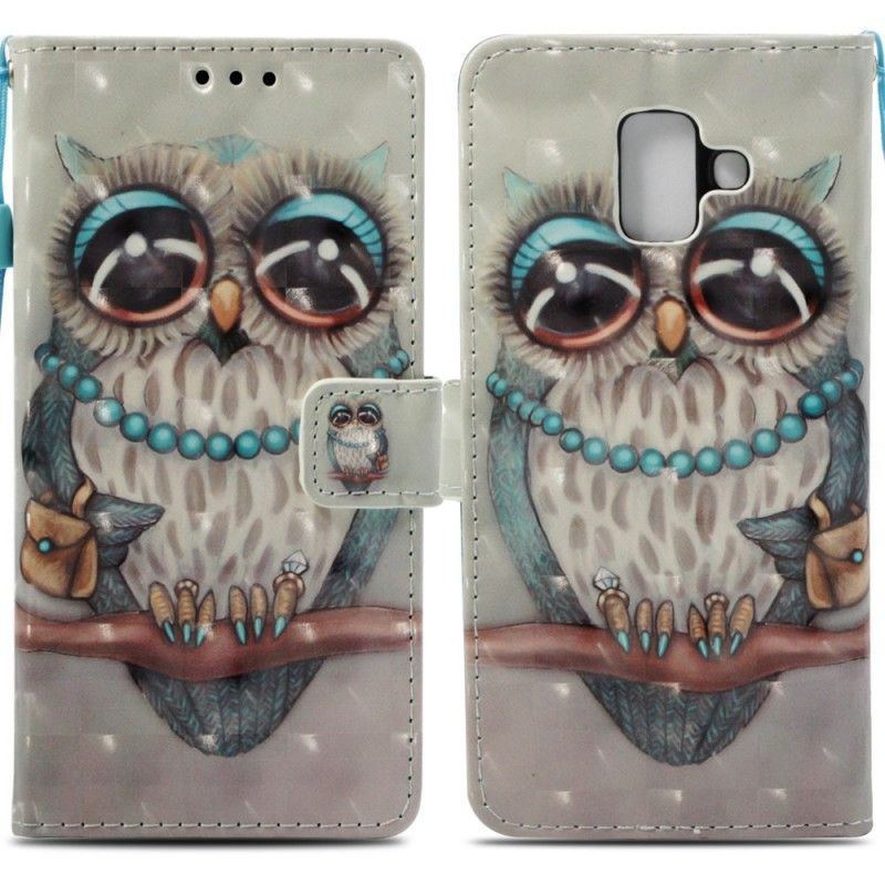 Housse Samsung Galaxy A6 Miss Hibou 3d