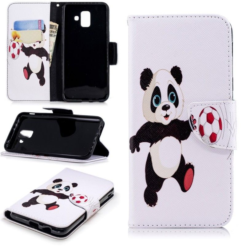 Housse Samsung Galaxy A6 Panda Foot