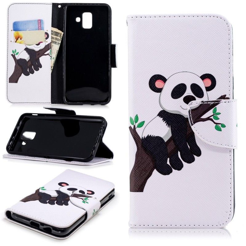 Housse Samsung Galaxy A6 Panda Paresseux