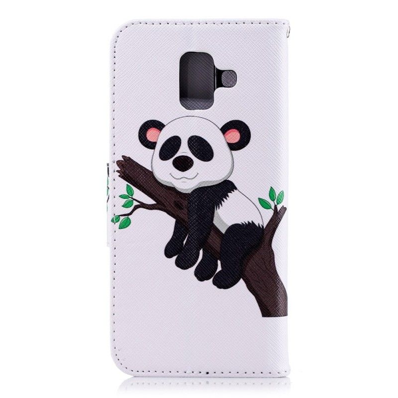 Housse Samsung Galaxy A6 Panda Paresseux