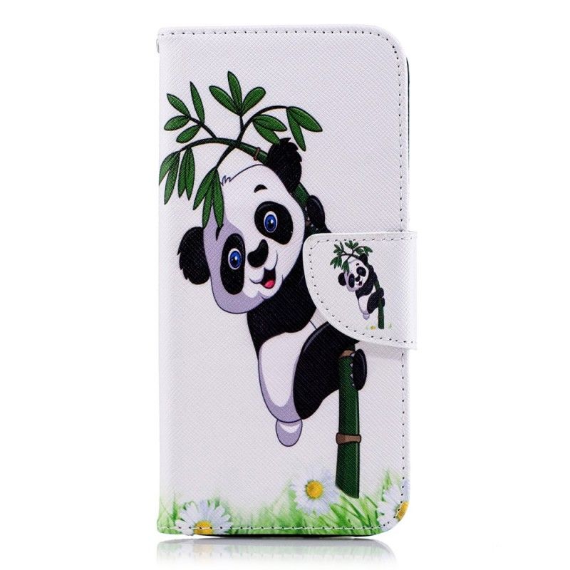 Housse Samsung Galaxy A6 Panda Sur Le Bambou