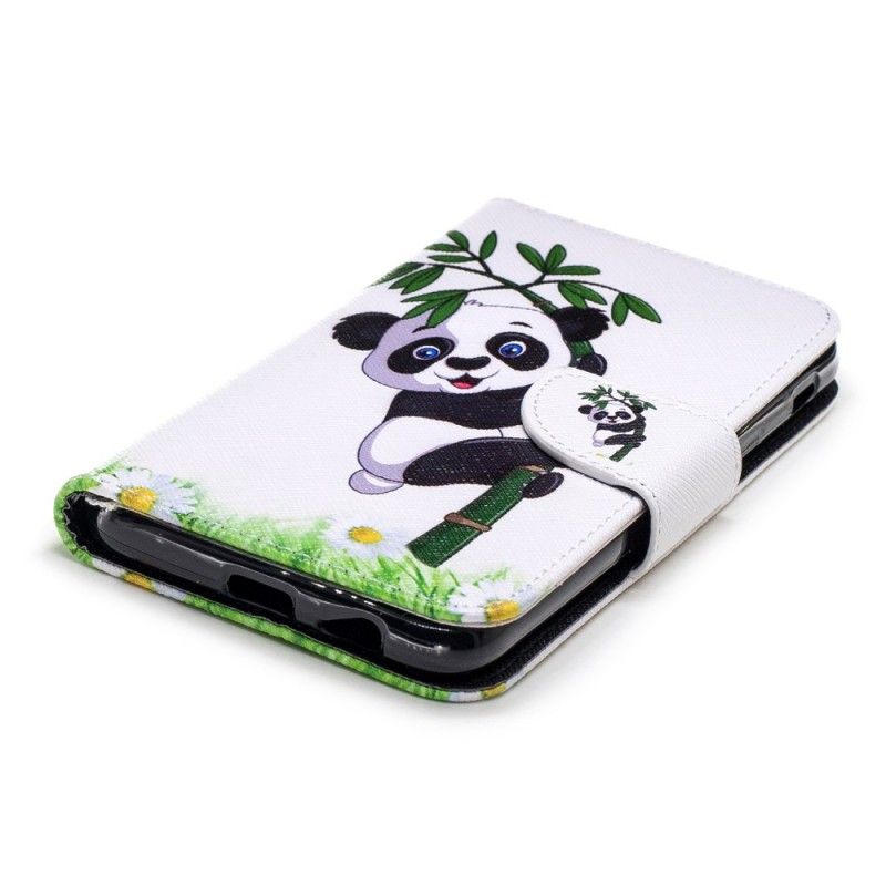 Housse Samsung Galaxy A6 Panda Sur Le Bambou