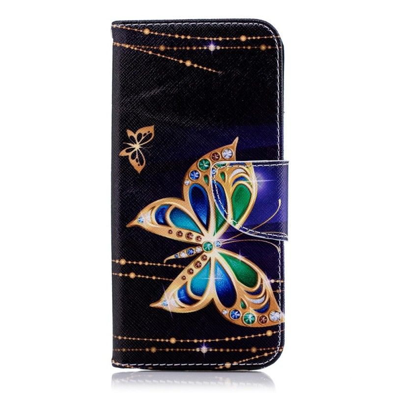 Étui Housse Samsung Galaxy A6 Papillon Magique