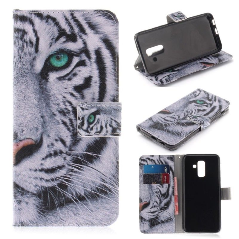 Housse Samsung Galaxy A6 Plus Face De Tigre