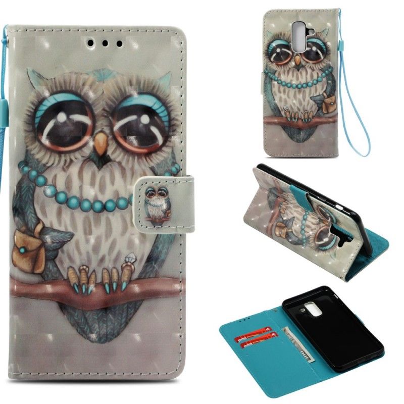 Housse Samsung Galaxy A6 Plus Miss Hibou 3d