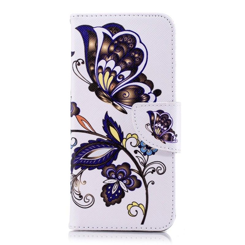 Housse Samsung Galaxy A6 Tattoo Papillon