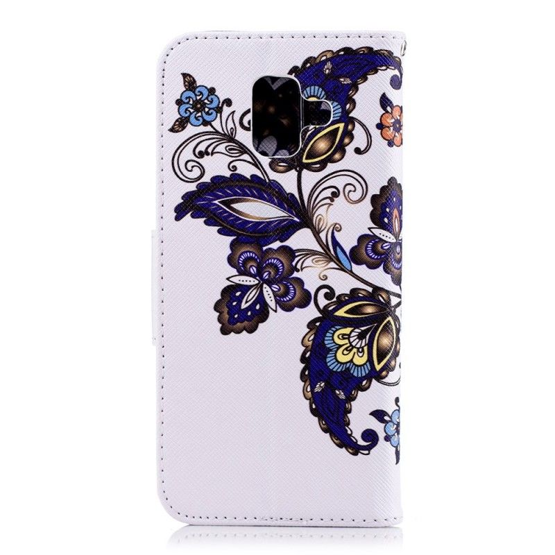 Housse Samsung Galaxy A6 Tattoo Papillon