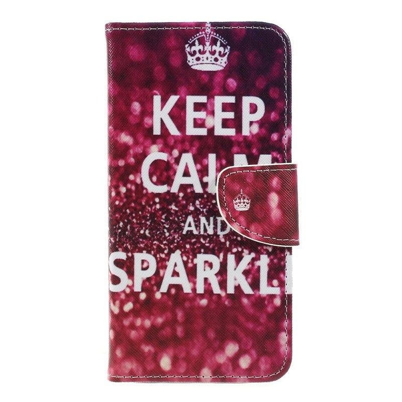 Housse Samsung Galaxy A7 Keep Calm And Sparkle