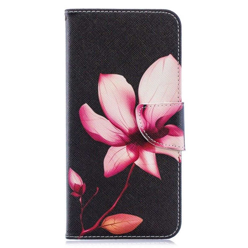 Housse Samsung Galaxy A70 Fleur Rose