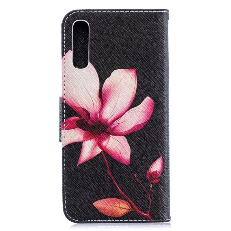 Housse Samsung Galaxy A70 Fleur Rose