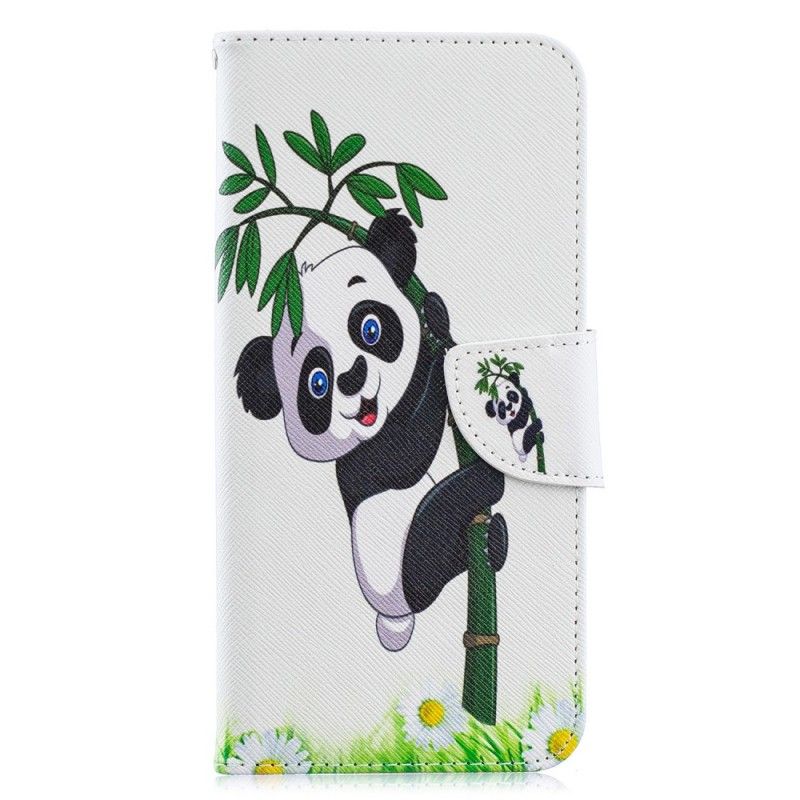 Housse Samsung Galaxy A70 Panda Sur Le Bambou