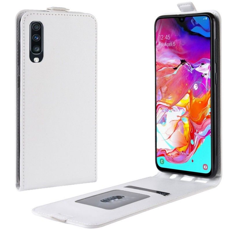 Étui Housse Samsung Galaxy A70 Rabattable Effet Cuir