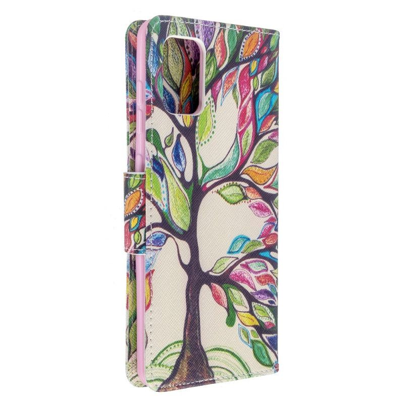 Housse Samsung Galaxy A71 Arbre Coloré