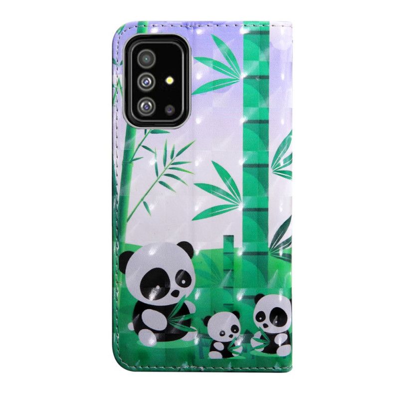 Housse Samsung Galaxy A71 Famille De Panda