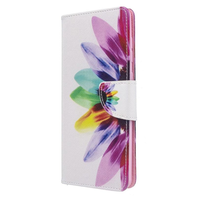 Housse Samsung Galaxy A71 Fleur Aquarelle