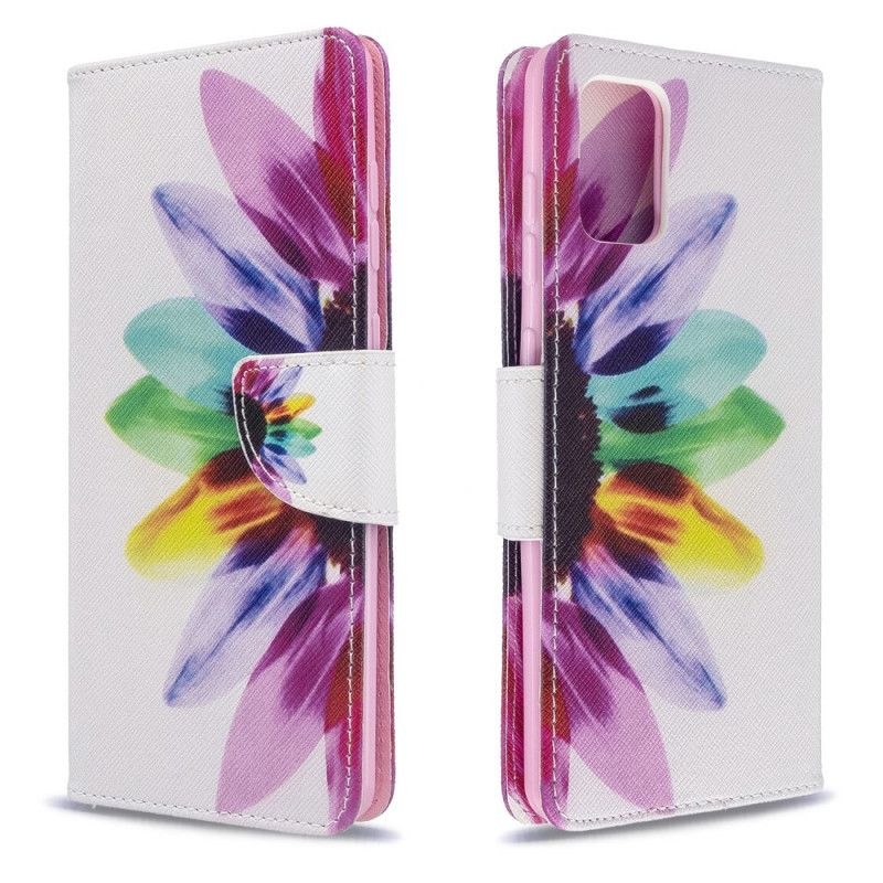 Housse Samsung Galaxy A71 Fleur Aquarelle