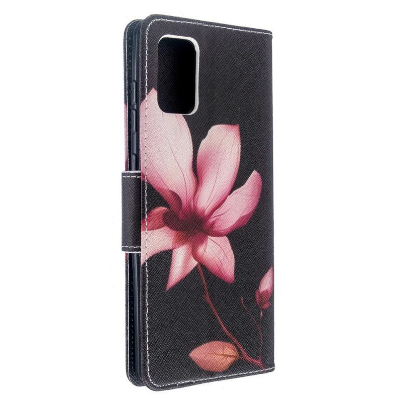 Housse Samsung Galaxy A71 Fleur Rose