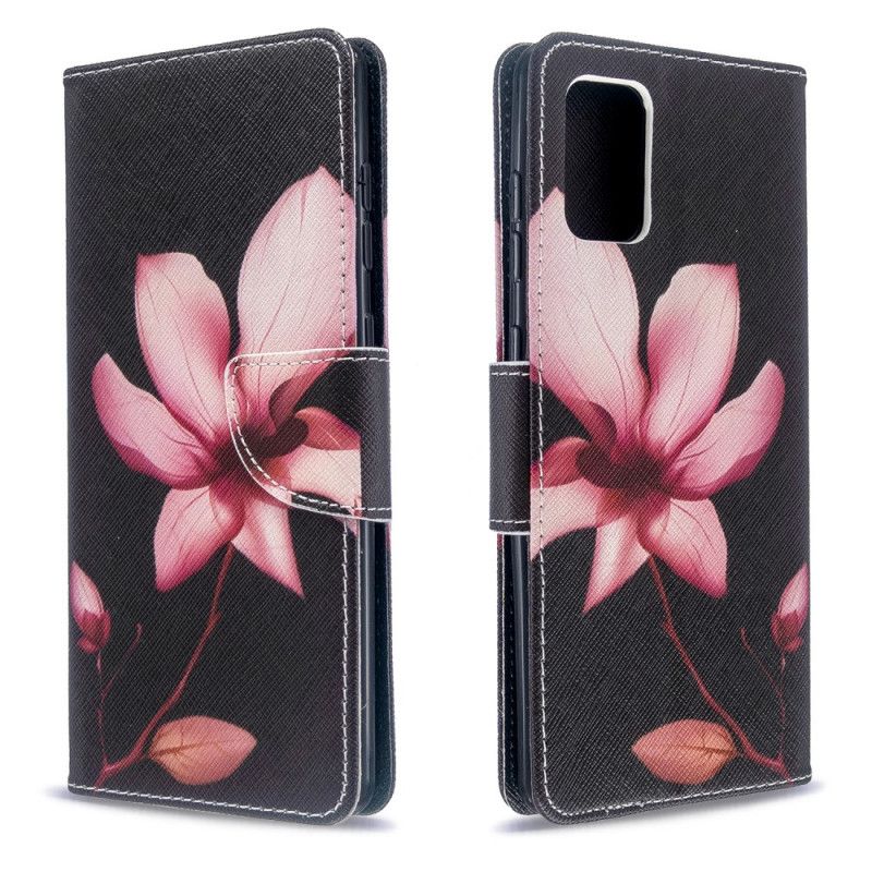 Housse Samsung Galaxy A71 Fleur Rose