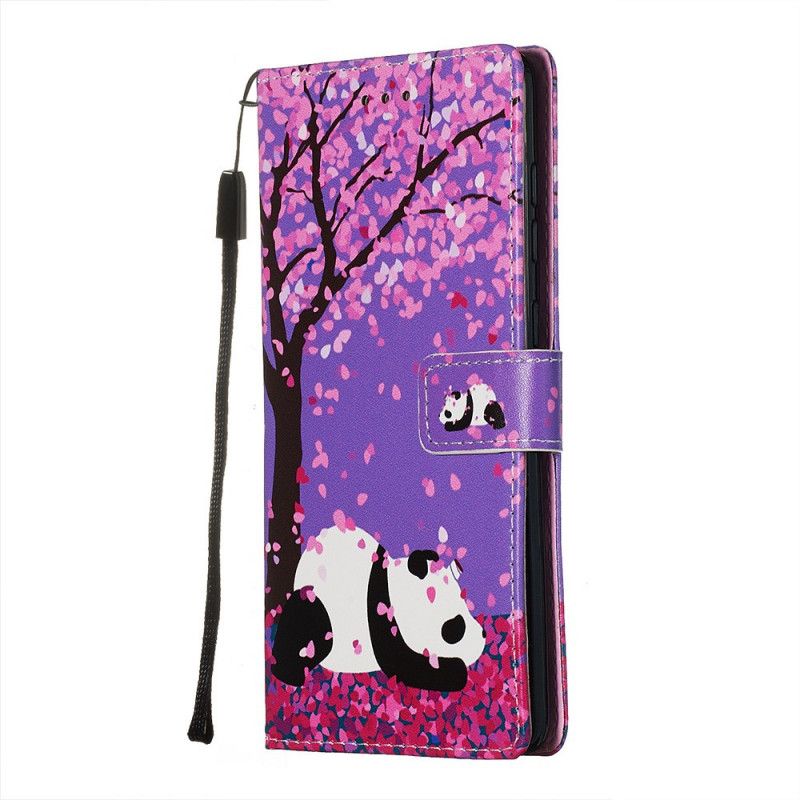 Housse Samsung Galaxy A71 Panda À L'arbre Chinois