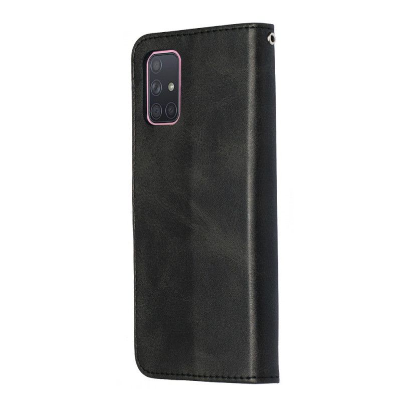 Housse Samsung Galaxy A71 Vintage Porte-monnaie