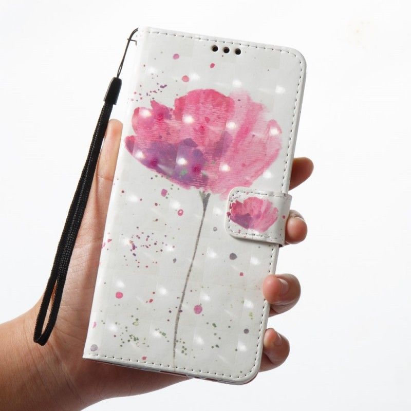 Housse Samsung Galaxy A8 2018 Coquelicot Aquarelle 3d