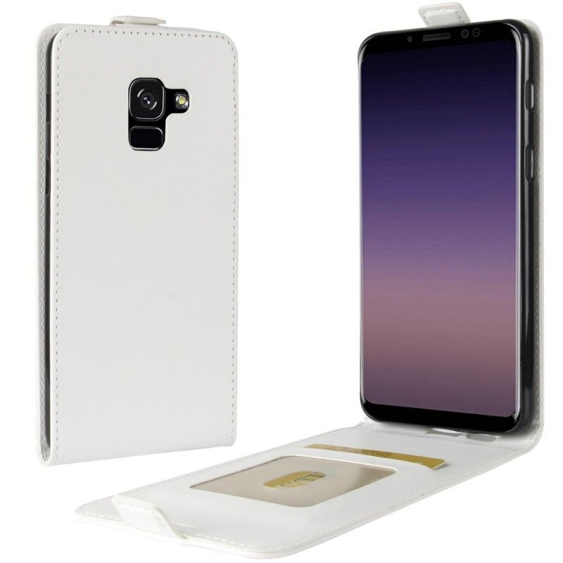 Housse Samsung Galaxy A8 2018 Rabattable Effet Cuir