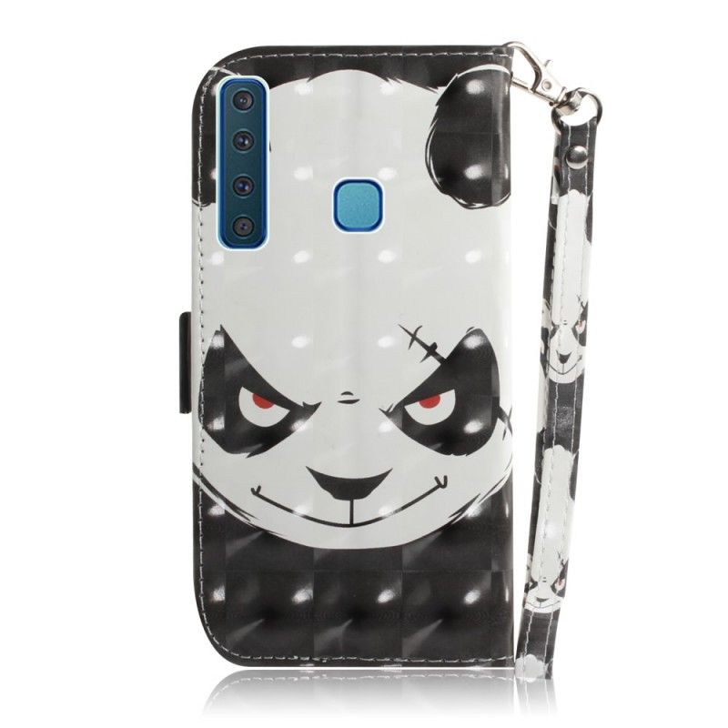 Housse Samsung Galaxy A9 Angry Panda À Lanière