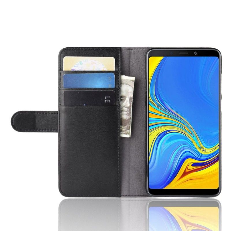 Housse Samsung Galaxy A9 Cuir Fendu