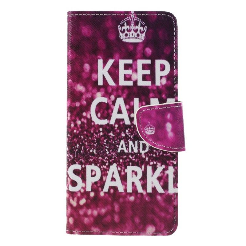 Housse Samsung Galaxy A9 Keep Calm And Sparkle