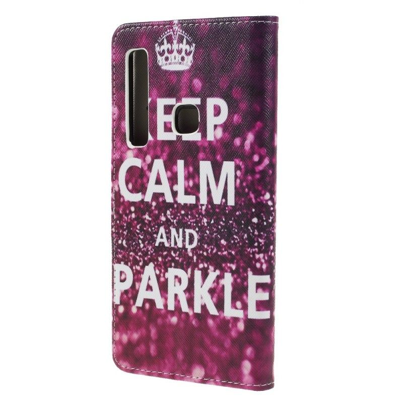 Housse Samsung Galaxy A9 Keep Calm And Sparkle