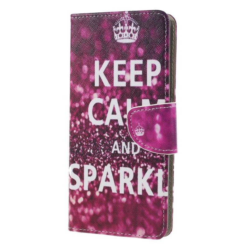 Housse Samsung Galaxy A9 Keep Calm And Sparkle