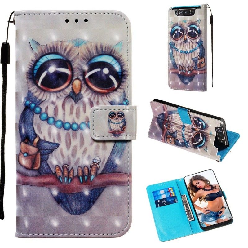 Housse Samsung Galaxy A90 / A80 Miss Hibou