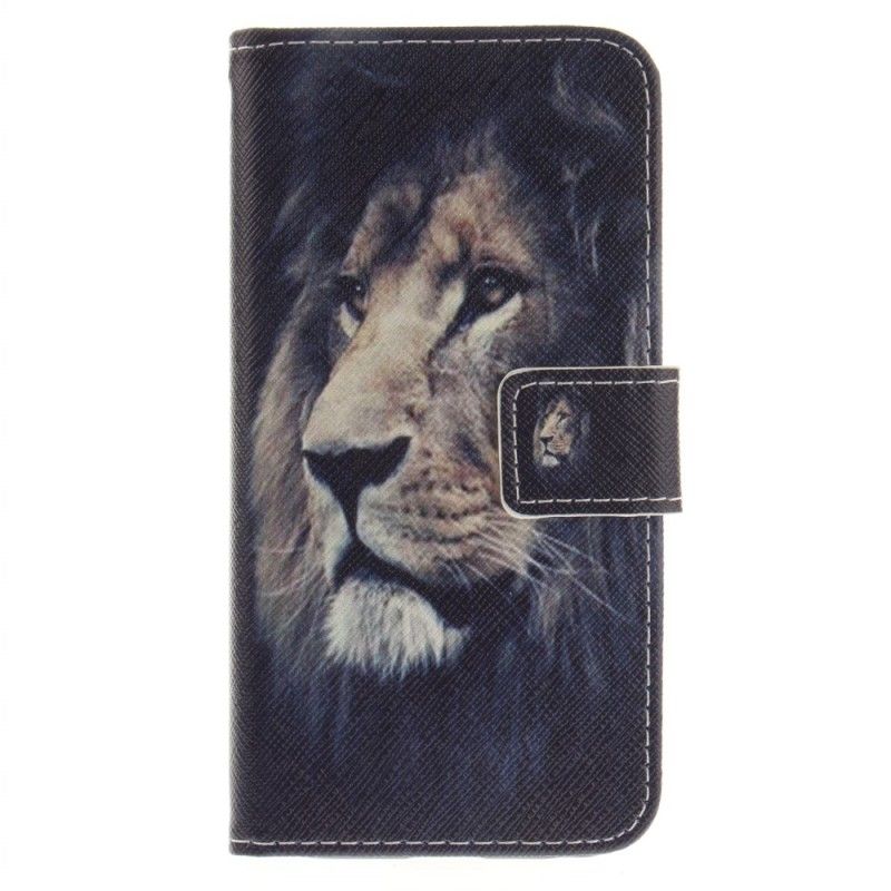 Étui Housse Samsung Galaxy J3 2017 Dreaming Lion