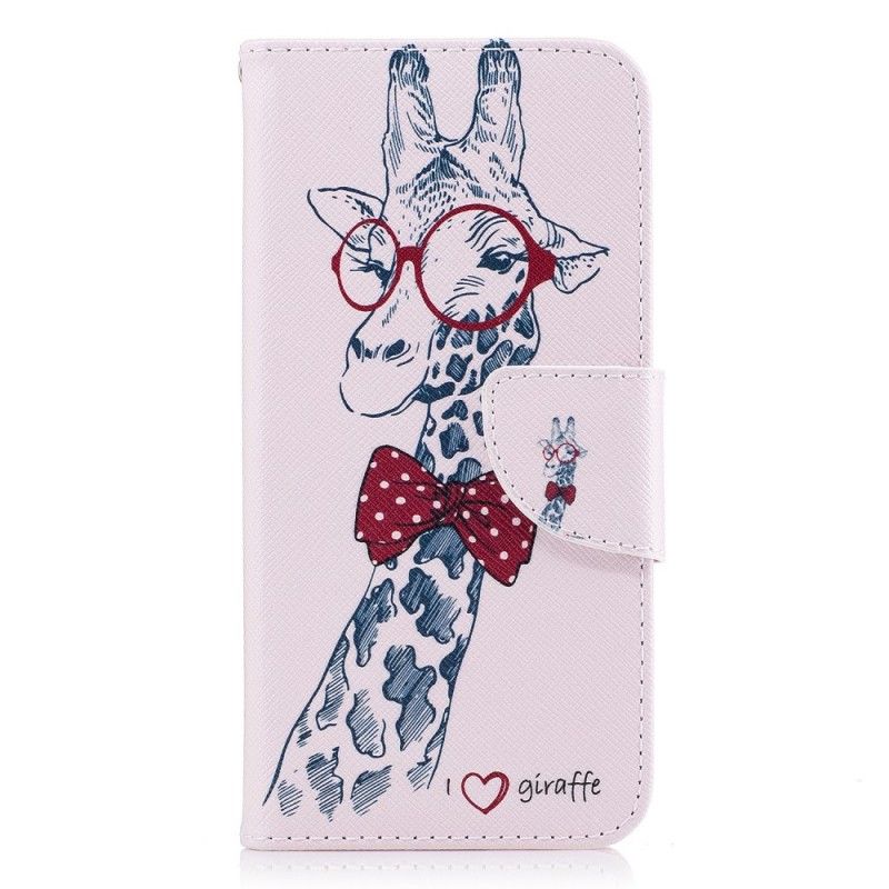 Housse Samsung Galaxy J3 2017 Girafe Intello