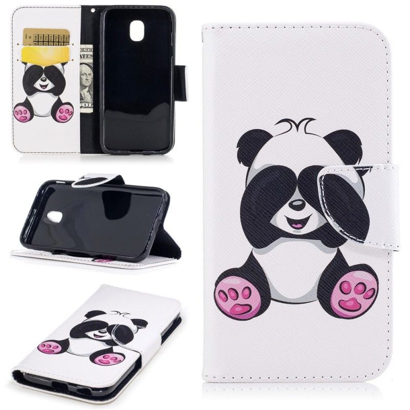 Étui Housse Samsung Galaxy J3 2017 Panda Fun