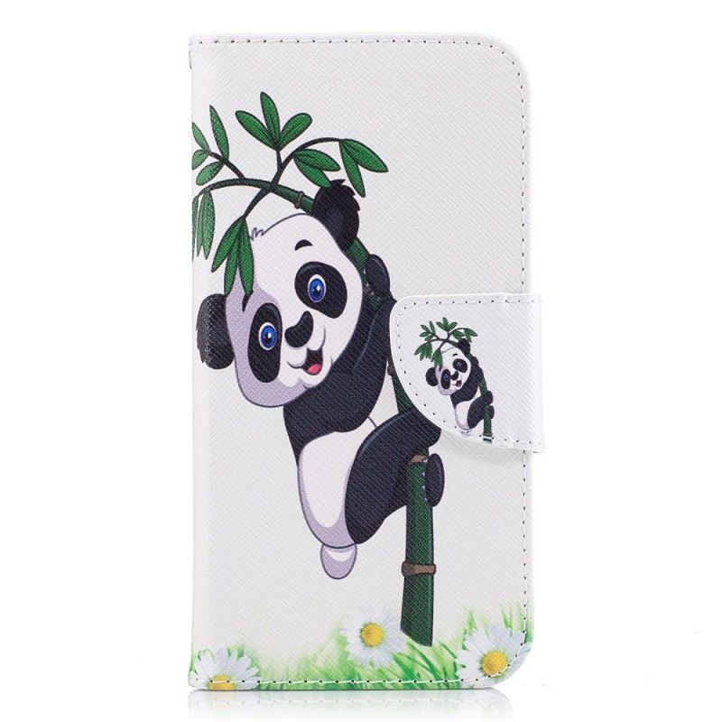 Housse Samsung Galaxy J3 2017 Panda Sur Le Bambou