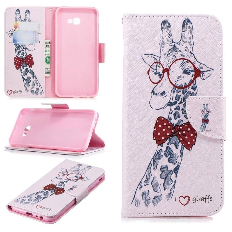 Housse Samsung Galaxy J4 Plus Girafe Intello