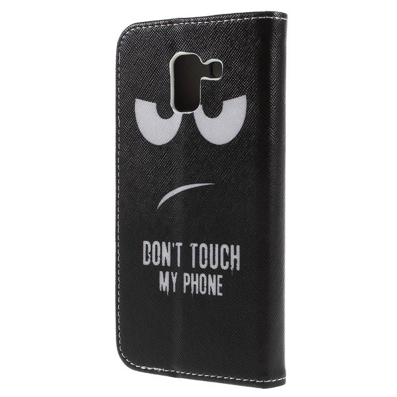 Étui Housse Samsung Galaxy J6 Don't Touch My Phone
