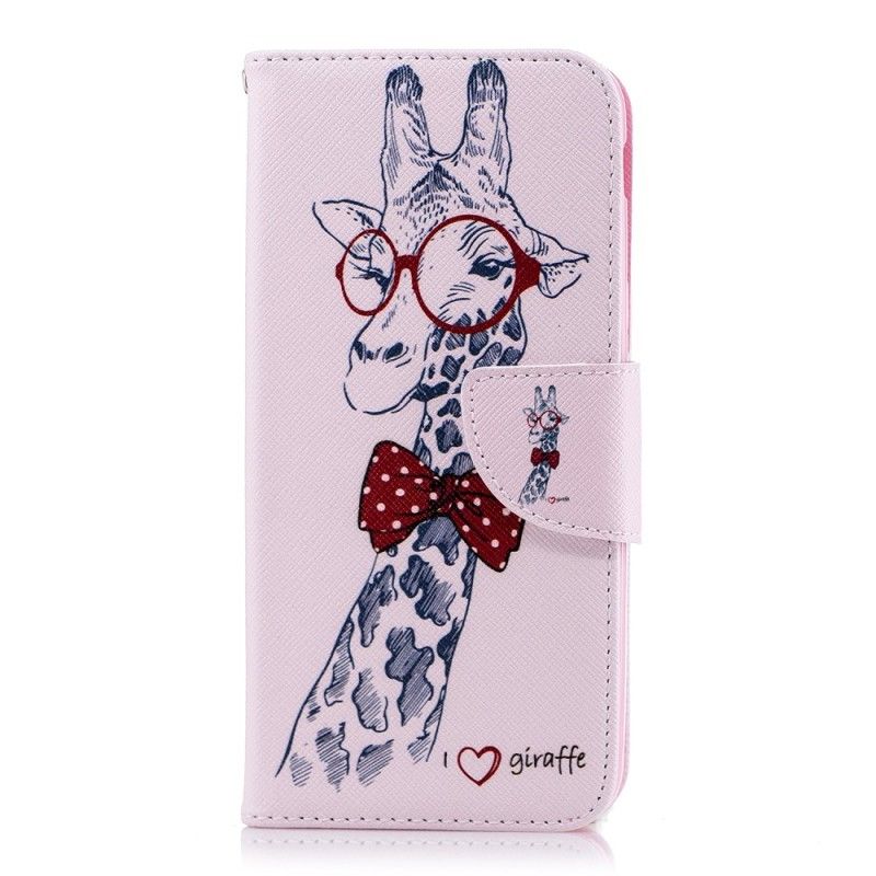 Housse Samsung Galaxy J6 Girafe Intello