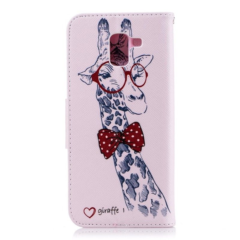 Housse Samsung Galaxy J6 Girafe Intello